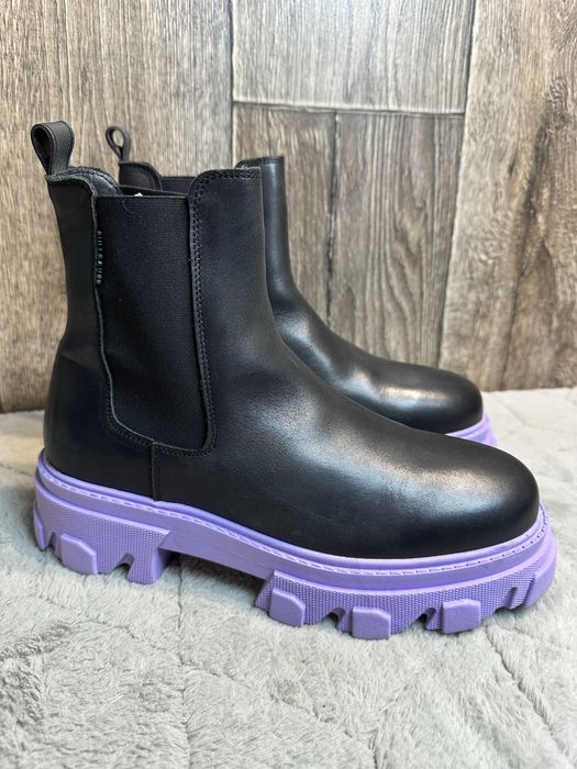 Buty damskie czarne skórzane botki Bullboxer 41
