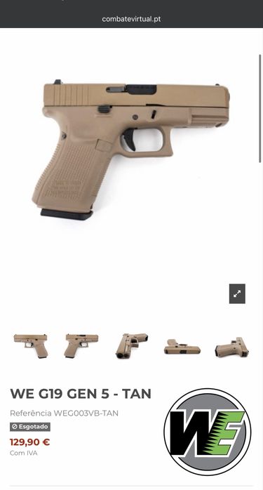 Pistola glock g19 We
