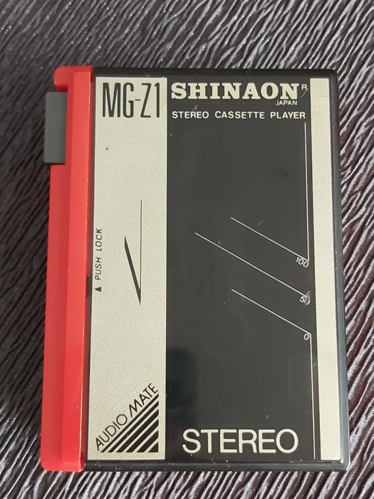 Walkman odtwarzacz kasetowy Shinaon MG-Z1 Vintage z lat 80 siątych