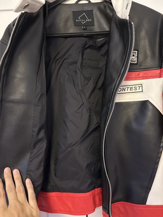 Blusao estilo motard de senhora tamanho L