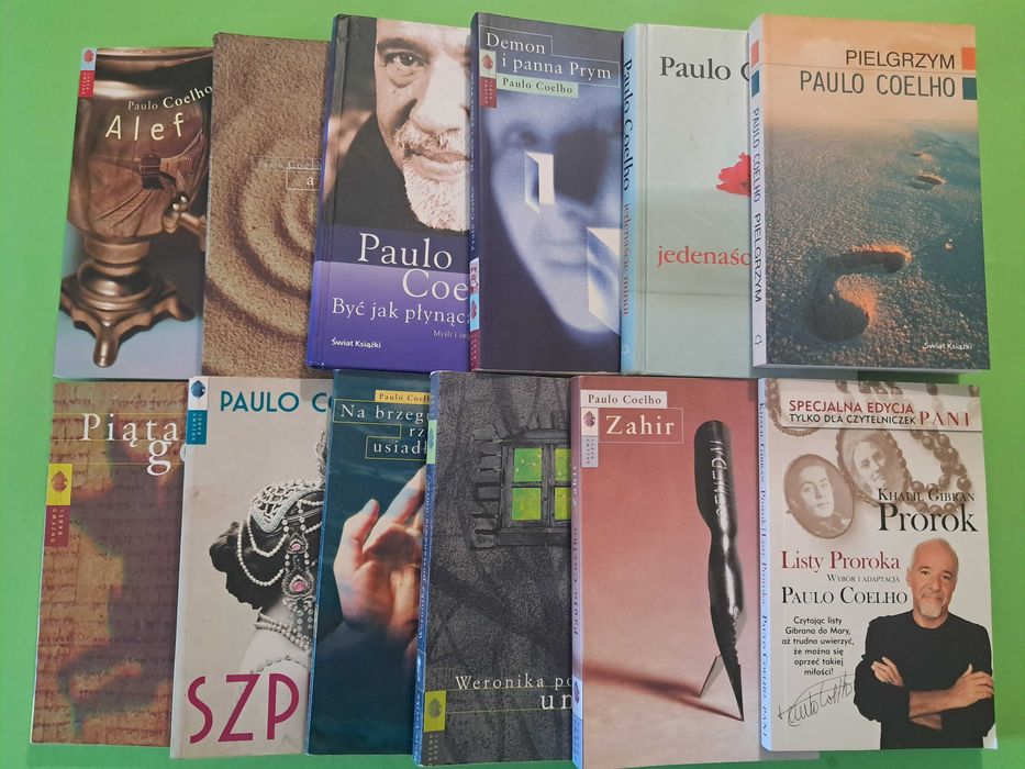 Coelho x 12  Alchemik , Jedenaście minut, Zahir,Pielgrzym , Piąta góra