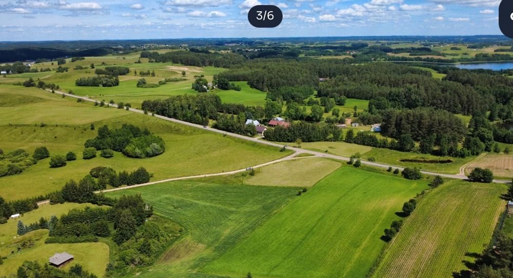 Pilnie! Działka 8.964 m² z mediami - Sidory gmina JeleniewoMazury - Widok 3