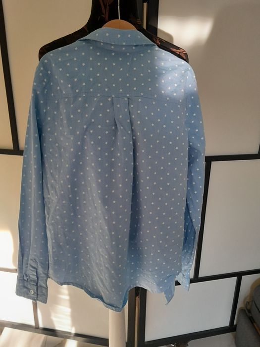 Elegancka koszula w groszki rozm. 152 cm