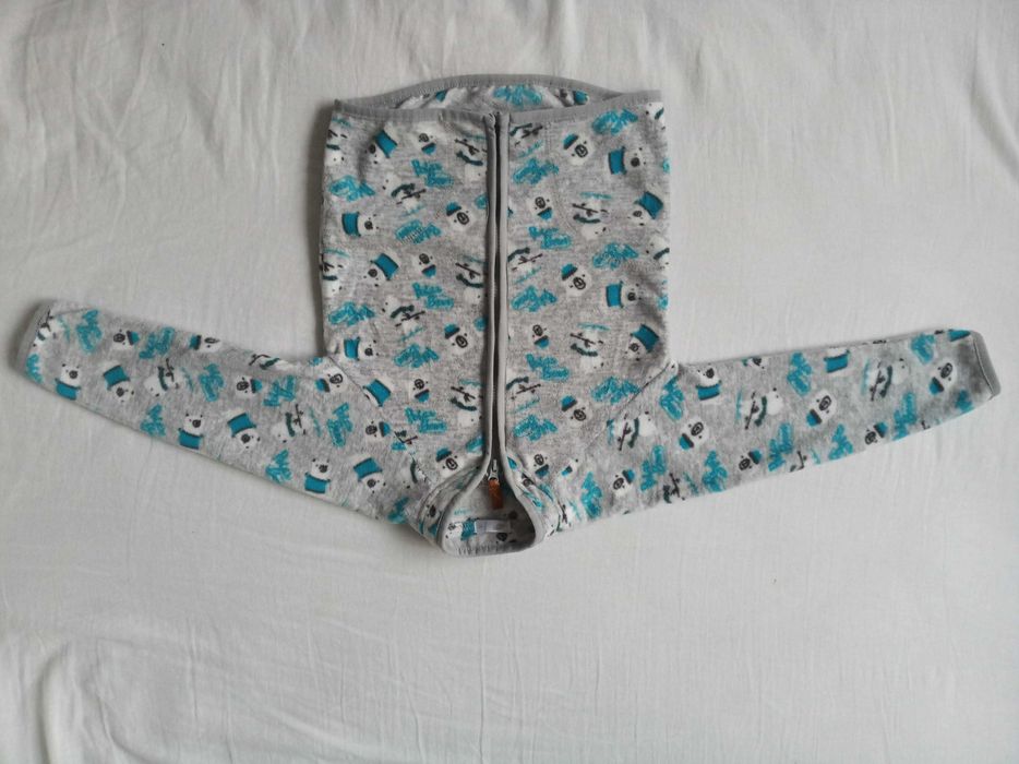 Bluza rozpinana polarowa chłopięca/unisex 92 BDB++