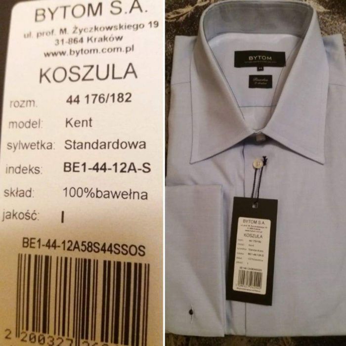 Koszule BYTOM rozne rodzaje, koszula