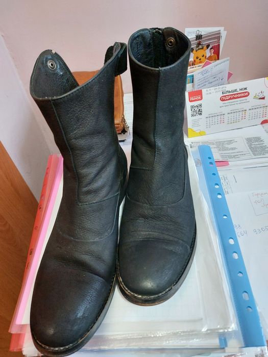 Ботінки, жіночі, натуральна шкіра всередині і ззовні, розмір 41
