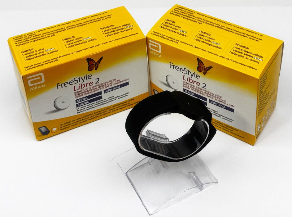Opaska ochronna na sensor FreeStyle Libre 2 - Czarna