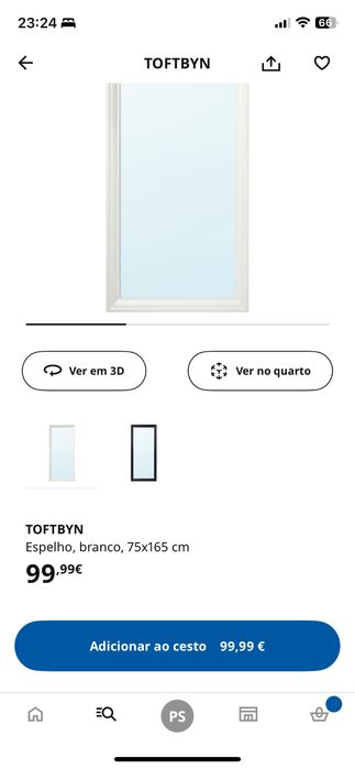 Espelho de parede ikea