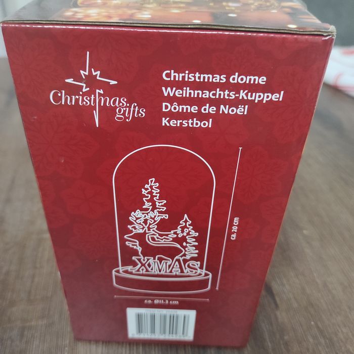 Ozdoba świąteczna szklana XMAS LED OKAZJA