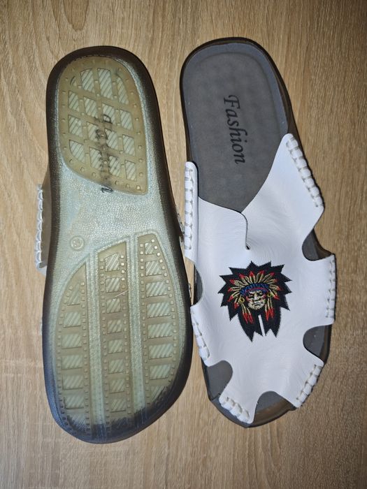 Красиві Чоловічі Шкіряні шльопки високої якості