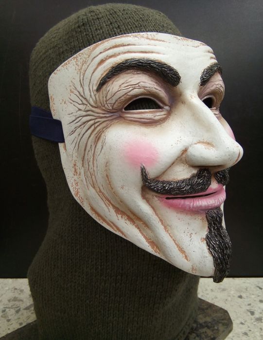 Máscara Premium Guy Fawkes Anonymous V de Vendetta
