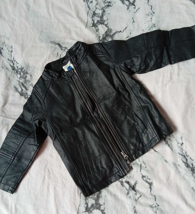 Шкіряна куртка для хлопчика, шкіряна, косуха, куртка на весну та літо