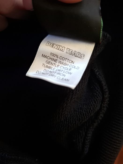 Sweat Preta Denim Tears