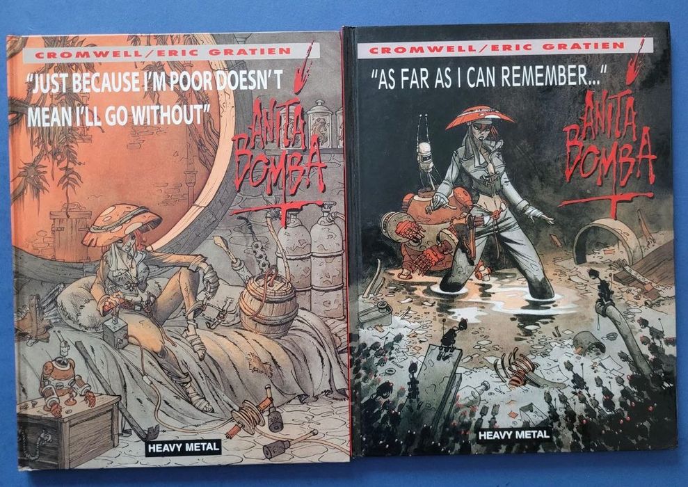 Аніта Бомба 1-2, фр. комікси англійською мовою