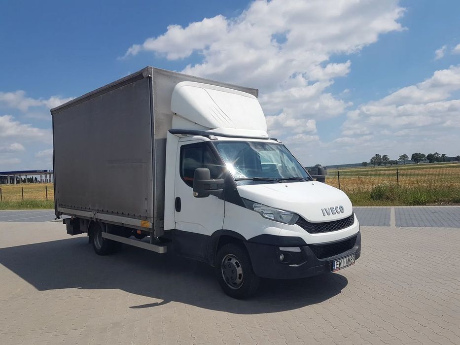 Iveco 35C15 DAILY E5 3.5T  IVECO DAILY Zabudowa z pland.+winda1000kg  | 1 Właśc. | Salon PL