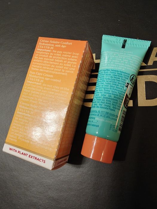 Krem Clarins spf20 i Rituals spf30 zestaw miniatur mini travel krem