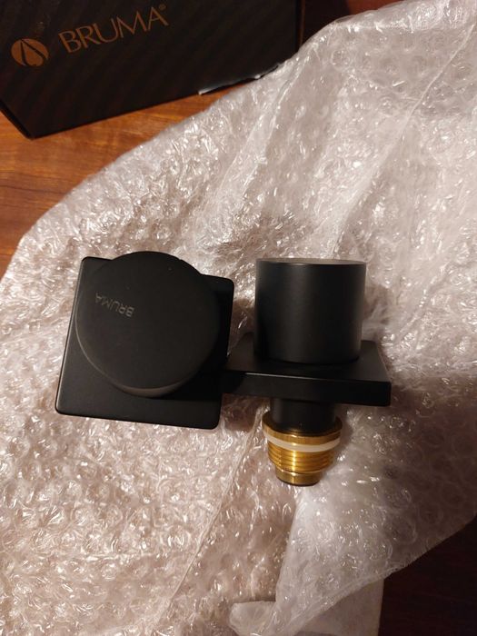 Torneiras de passagem 3/4" - EliteQ - preto mate - Bruma