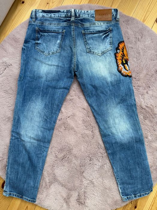 Jeansy spodnie Gucci