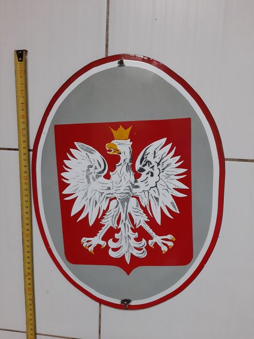 Godło Polski szyld emaliowany orzeł