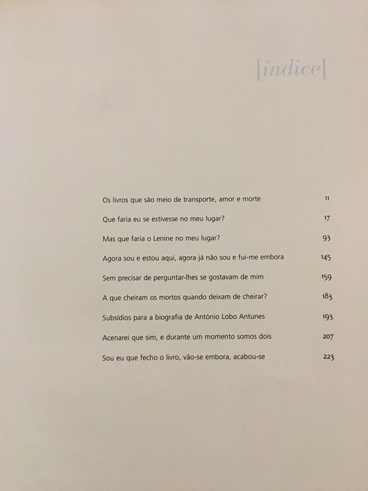 António Lobo Antunes Fotobiografia