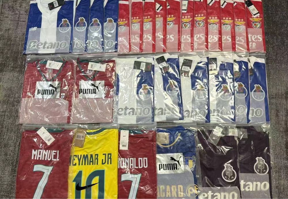 Queres recebder camisolas em Portugal.