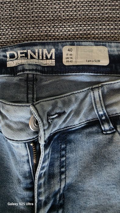 Denim spodnie jeansy damskie 40