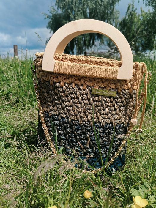 Torebka damska na szydełku Handmade