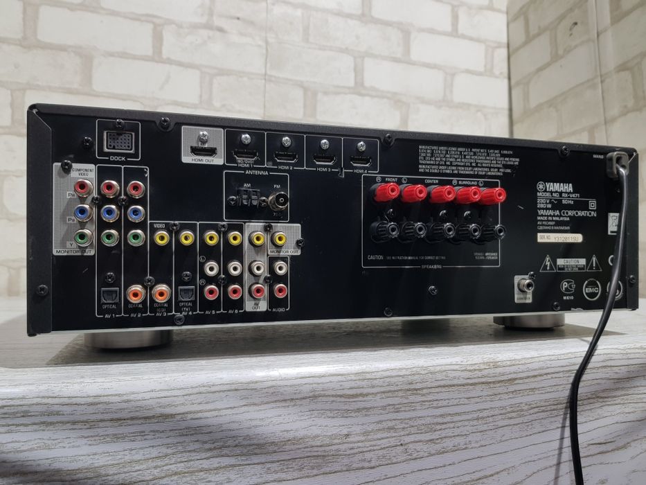 5.1 AV ресивер YAMAHA RX-V471 +1, *5x105 Вт, HDMI, 3D, ARC,USB, Б/у