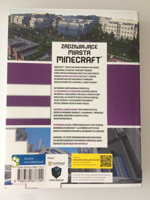 Zadziwiające Miasta Minecraft książka dla wielbicieli gry