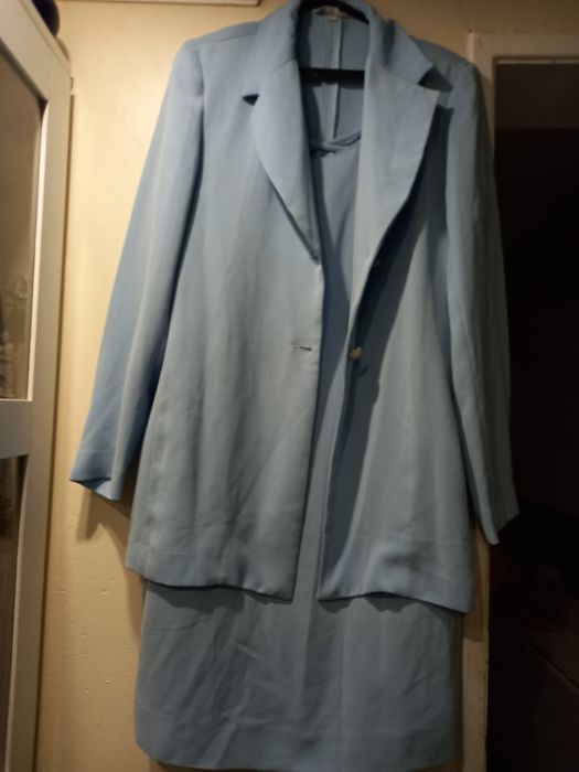 Conjunto casaco e vestido