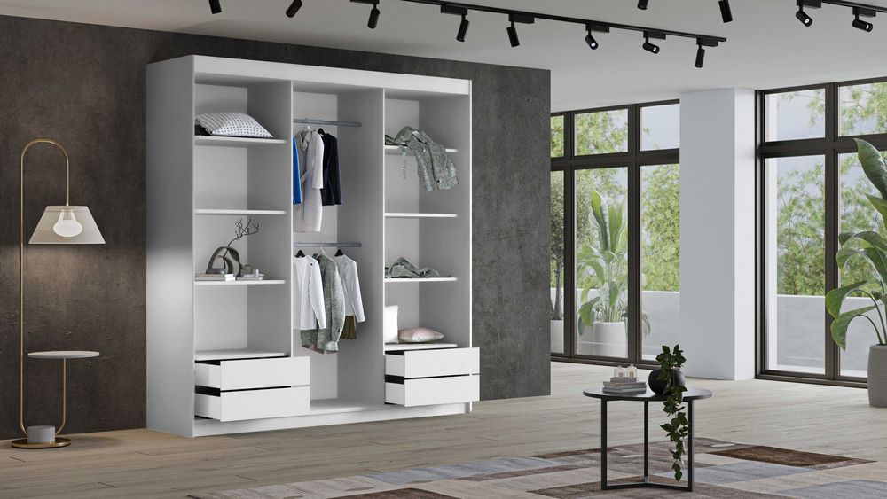 Szafa przesuwna BLAK 180 *NOWOŚĆ*