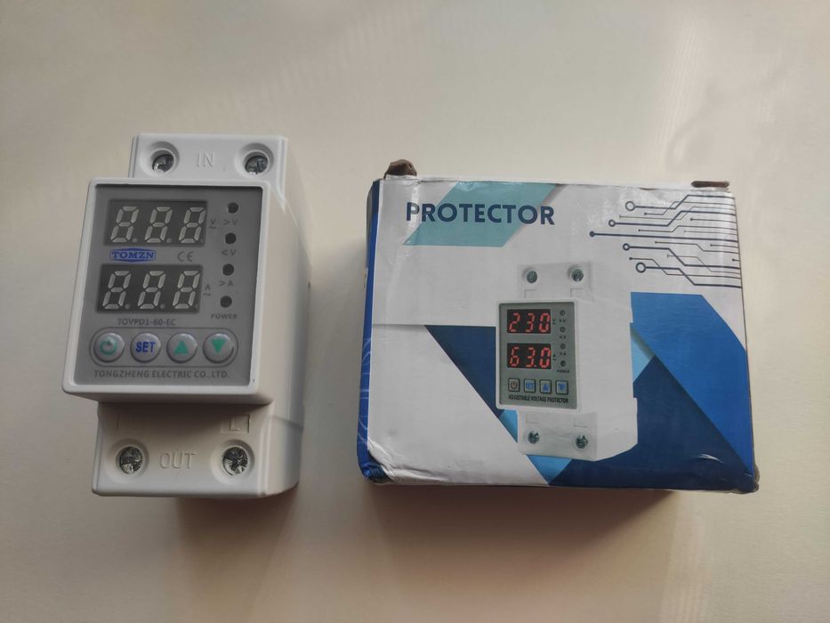 Защитное реле по напряжению и току TOMZN (TOVPD1) 60А с дефектом: 300 ...