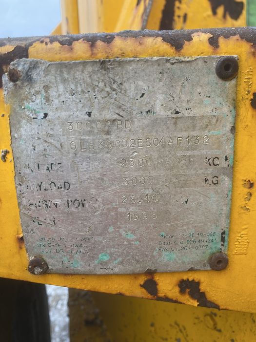 Wozidło obrotowe 3T BENFORD 4x4