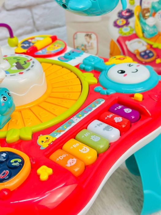 Інтерактивний розвиваючий столик (потяг, піаніно, моб.телефон)