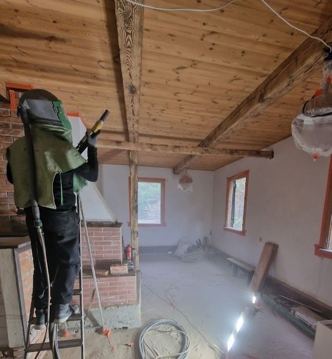 Sodowanie,Piaskowanie domów drewnianych,cegły,czyszczenie betonu