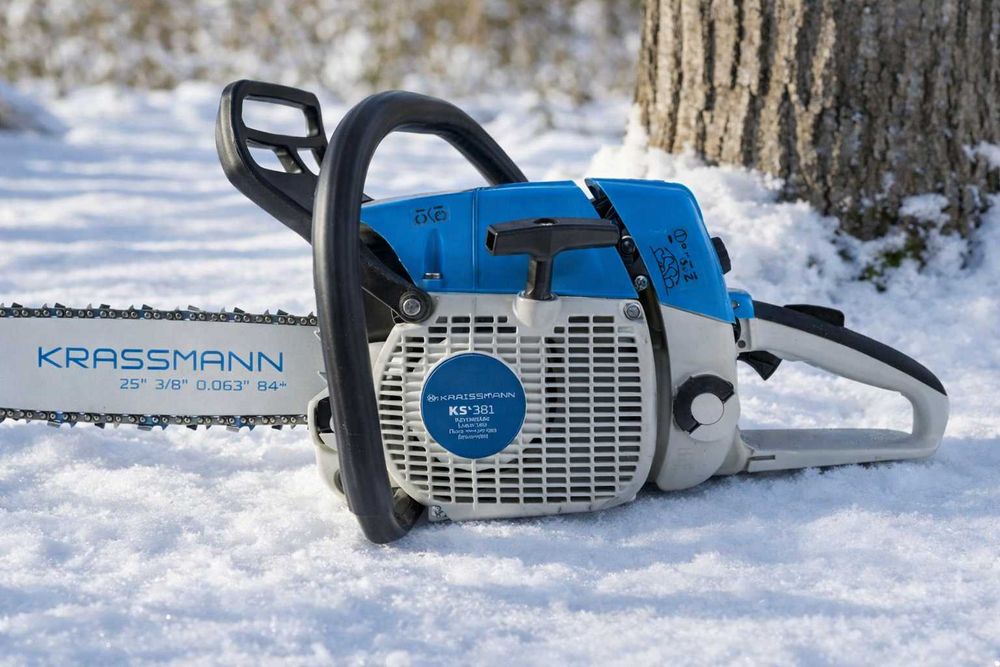Бензопила KRAISSMANN KS'381 (шина 635 мм, 72 куб.см.)