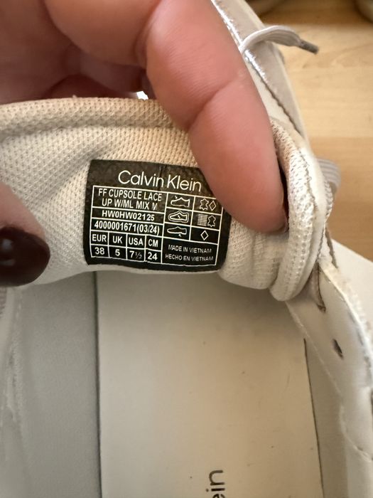 Sneakersy Calvin Klein r. 38
