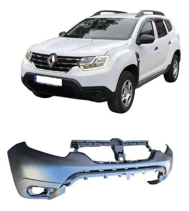 Бампер передній задній Renault Duster 2017 2018 2019 2020 2021 2022