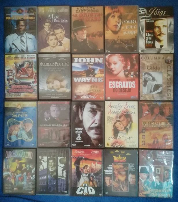 Lote 160 DVD'S originais (Lote 11)