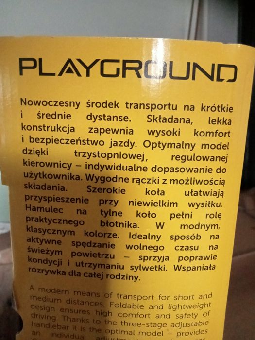 Hulajnoga z podnuszka