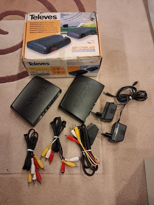Transmissor e Receptor Audio e Vídeo sem fios - Televes