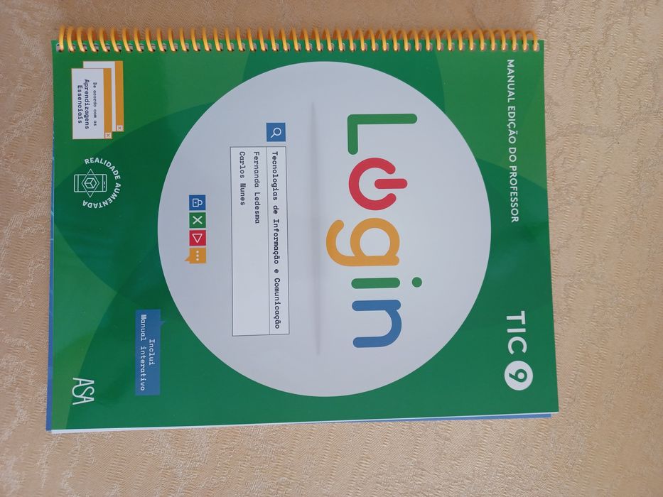 Login 9 - TIC 9.º ano  (versão professor)
