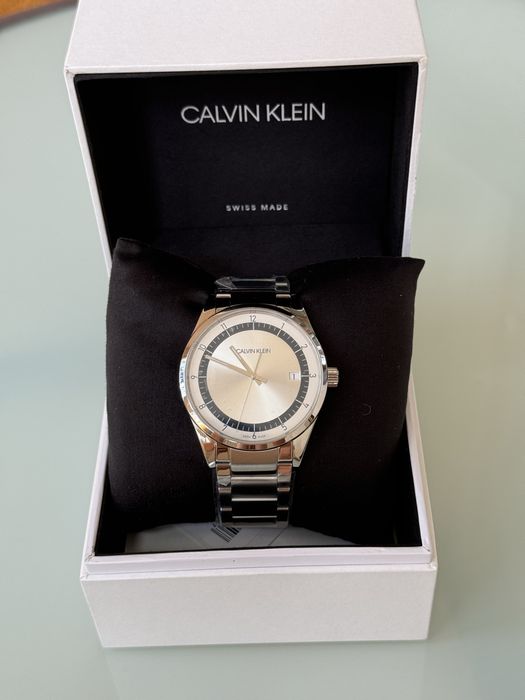 Чоловічі годиники CALVIN KLEIN Quartz Silver Dial Silver-Tone Men's