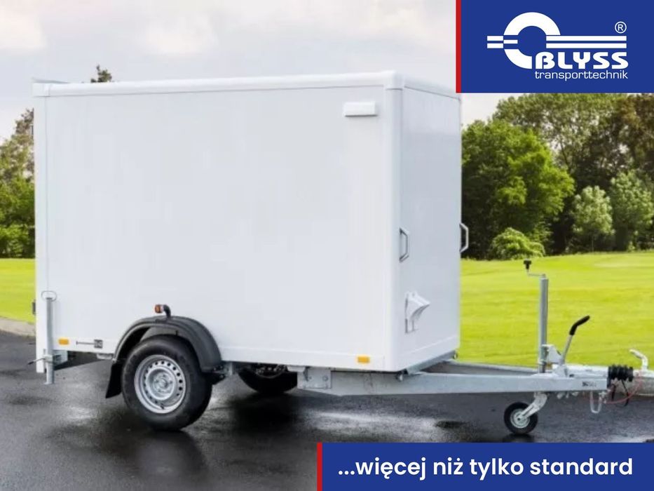 Blyss FS 1326 180HL  Nowa przyczepa kontener, furgon. 1 oś hamowana 1350kg BLYSS