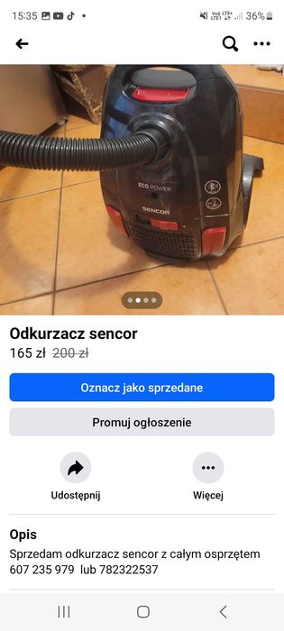 Odkurzacz Sencor