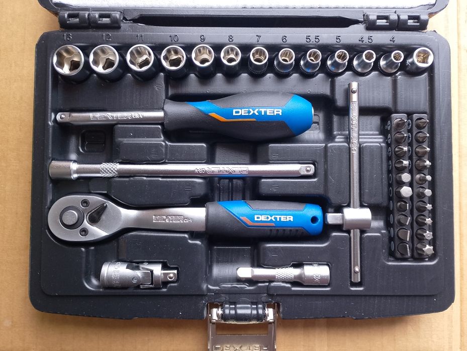 Jogo de chaves de caixa Dexter 1/4"