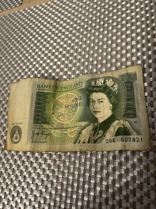 One Pound Sir Isaac Newton bankton