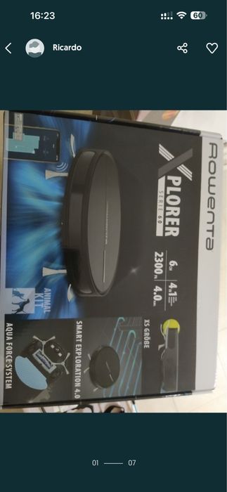 robot aspirador rowenta x-plorer serie 60