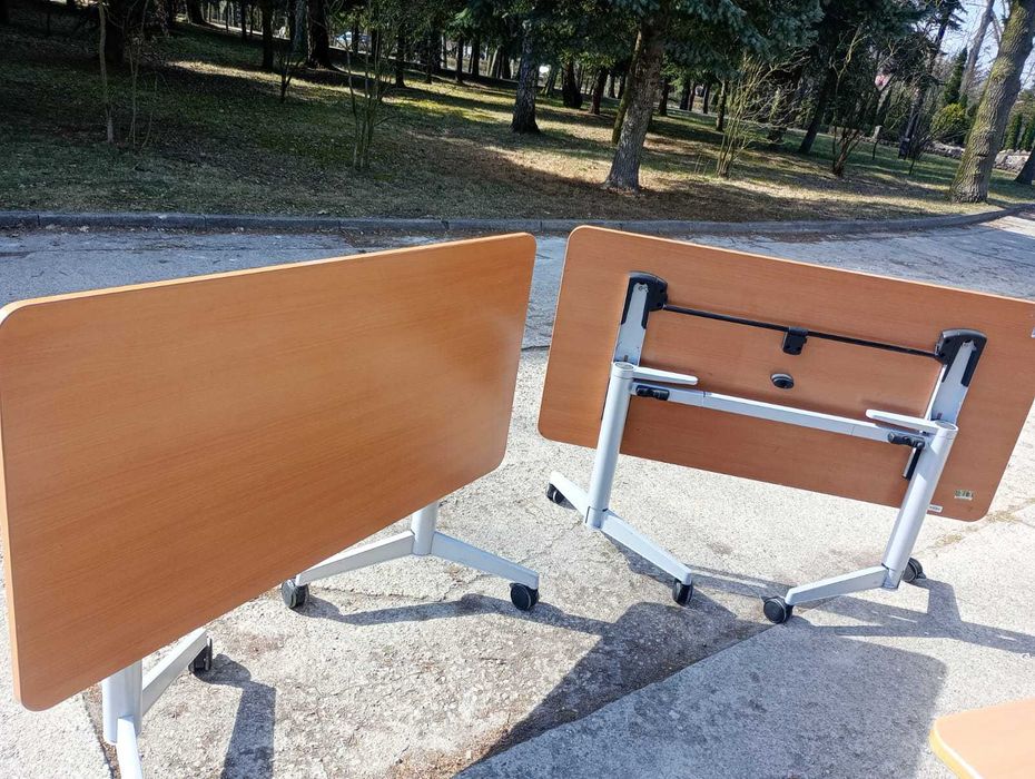 Stół konferencyjny 140x70 składany mobilny stoły mobilne składane