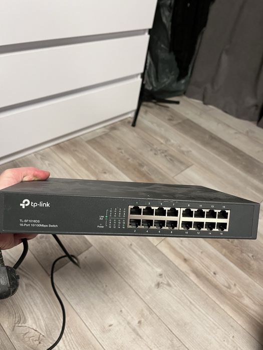 Коммутатор tp link TL-SG 1016D swich 16 port gigabit